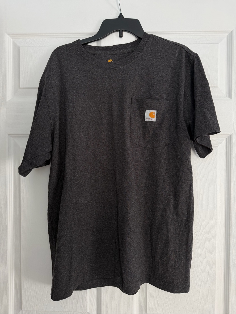 Carhartt Dark Heather Gray Short-Sleeve Pocket Tee